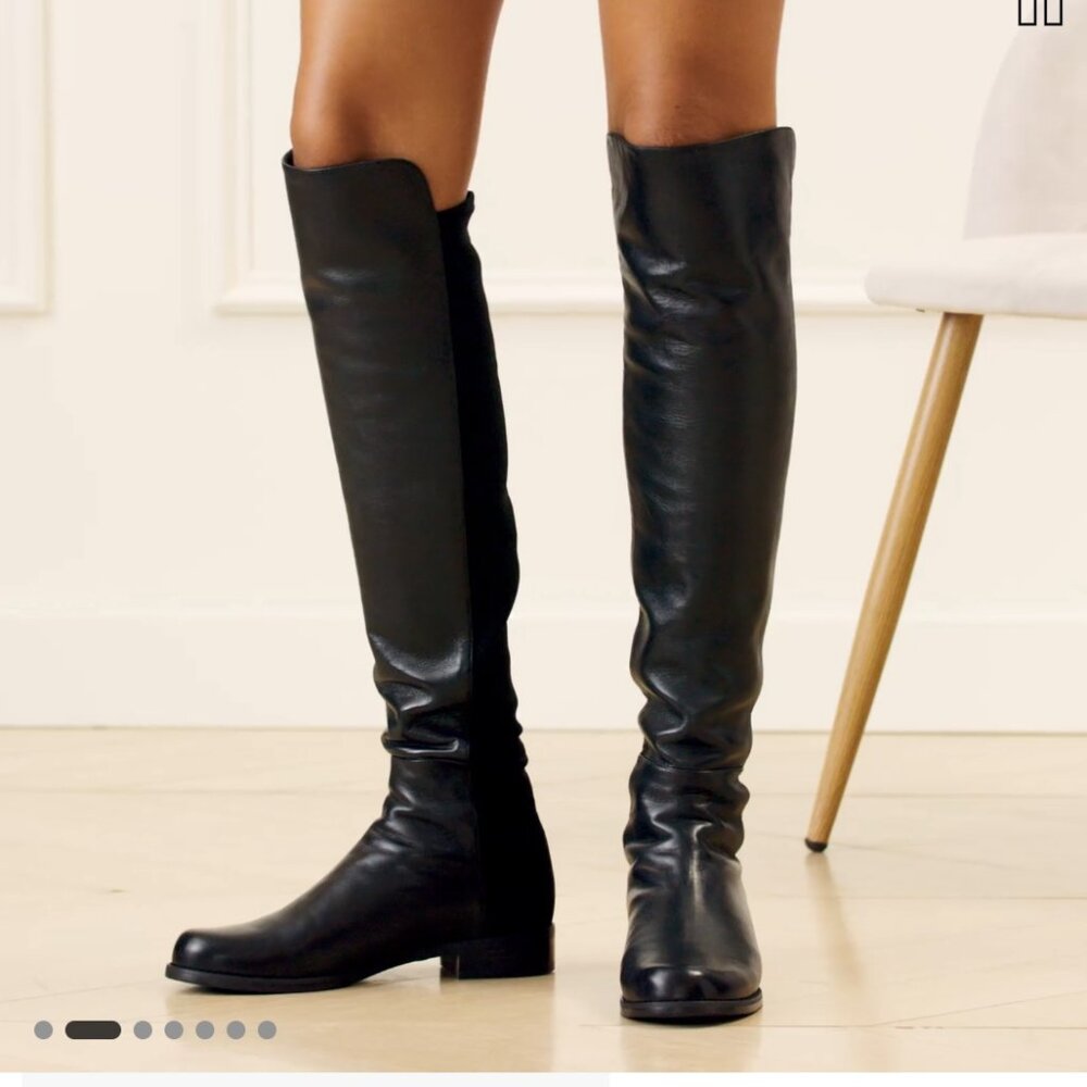 Stuart weitzman 50/50 leather boots